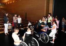 EL TALLER DE TEATRO DE LA ASOCIACION DE MINUSVALIDOS ULTIMA SUS ENSAYOS EN EL AUDITORIO MUNICIPAL
