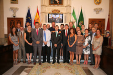CARLOS HERRERA, PRESENTE EN LA ENTREGA DEL GALARDÓN DE LA URTA DE ORO 2010,CONCEDIDO A ONDA CERO