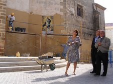 INICIADOS LOS TRABAJOS DE RESTAURACIÓN DE LA FACHADA DE LA PARROQUIA DE LA O