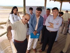 EL JEFE DE DEMARCACIÓN DE COSTAS REALIZÓ CON EL ALCALDE UNA VISITA A LOS PROYECTOS QUE COSTAS DESARROLLA EN ROTA