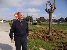 LA DELEGACIÓN DE PARQUES Y JARDINES CREA UNA BARRERA VERDE EN LA PARCELA UBICADA JUNTO AL MERCADILLO 