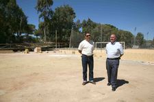 LAS PISTAS DE VOLEY PLAYA YA SE CONSTRUYEN EN EL COMPLEJO DEPORTIVO DE LA FORESTAL