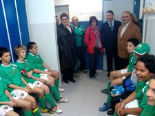 YA ESTÁN EN FUNCIONAMIENTO LOS NUEVOS VESTUARIOS DE LOS CAMPOS DE FÚTBOL DE LA FORESTAL 