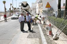 JESUS CORRALES VISITA LAS OBRAS DEL PASEO MARITIMO DE LA AVENIDA SAN JUAN DE PUERTO RICO