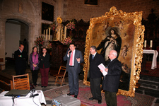 LA PARROQUIA DE NTRA. SRA. DE LA O RECIBE EL CUADRO DE LA INMACULADA RESTAURADO