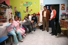 ANTONIO PEÑA VISITA LOS TALLERES DE APOYO DEL PROGRAMA DE DESARROLLO GITANA