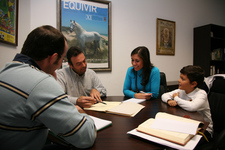 LA DELEGADA DE CULTURA SE REUNE CON REPRESENTANTES DE LA ASOCIACIÓN DE CABALLISTAS “LA POSADA” 