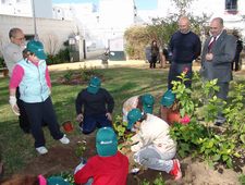 ALUMNOS DE LUIS PONCE DE LEÓN REALIZAN UNA PLANTACIÓN EN EL PARQUE “MANUEL LIAÑO” 