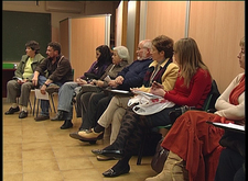 LA DELEGADA DE IGUALDAD COMPARTE CON MONITORES Y USUARIOS DE TALLERES LOS PREPARATIVOS DEL PROGRAMA DEL 8 DE MARZO   