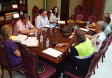 LA JUNTA LOCAL DE SEGURIDAD ESTUDIA EL DISPOSITIVO DE TRÁFICO Y SEGURIDAD PARA LA FIESTA DE LA URTA