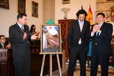 PRESENTADO EL CARTEL DE LA SEMANA SANTA DE ROTA 2009 OBRA DEL PINTOR ANGEL DE LA CUSTODIA