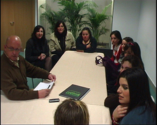 PRIMERA TOMA DE CONTACTO DE LA DELEGADA DE FIESTAS CON LAS JÓVENES QUE SE HAN PRESENTADO A NINFAS DEL CARNAVAL 2009 